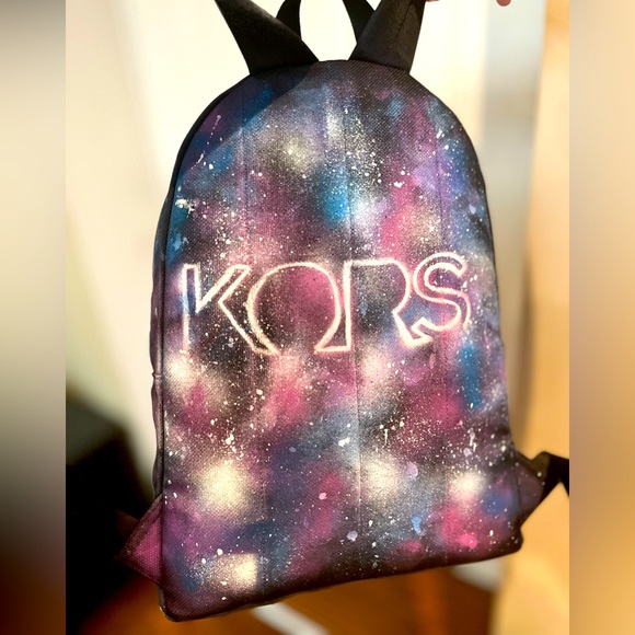 Signed Ltd Edition Galaxy Collection Mens backpack Michael Kors Kent Sport NWOT - Picture 9 of 10